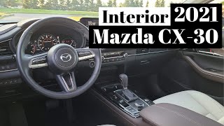 2021 Mazda CX30 Interior  Detailed Walkthrough [upl. by Monte341]