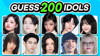 GUESS 200 KPOP IDOLS in 3 seconds 🤯  KPOP QUIZ 2025 [upl. by Charbonnier584]