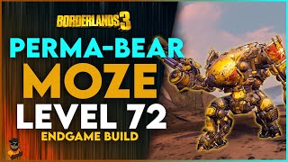 MY NEW BEST LEVEL 72 IRON BEAR MOZE BUILD  PERMABEAR PLUS SAVE FILE  BORDERLANDS 3 [upl. by Analah]