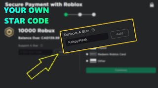 Get YOUR STAR CODE  Roblox [upl. by Saito]