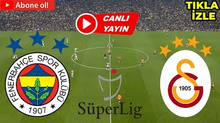 FENERBAHÇE GALATASARAY MAÇI CANLI İZLE [upl. by Nnylkoorb]