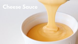 EASY HOMEMADE CHEESE SAUCE RECIPE  NACHO CHEESE SAUCE RECIPE [upl. by Torre952]