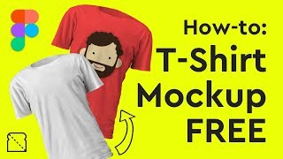 Create a TShirt Mockup with Figma No Photoshop  No Fluff Design [upl. by Maritsa]