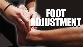 Chiropractic Foot Adjustment [upl. by Esilahs]