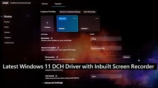 How to Install Intel Graphics Driver in Windows 11 Latest Windows 11 DCH Driver [upl. by Idorb954]