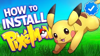 HOW TO INSTALL PIXELMON UPDATED 2022  Minecraft POKEMON Mod 836 [upl. by Walton331]