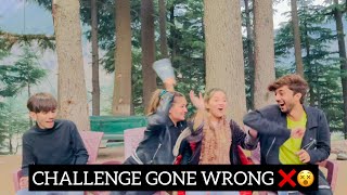 Water Challenge Gone Wrong😅  Hussain Tareen Vlogs [upl. by Arvid]