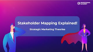 Stakeholder Mapping explained  Strategic Marketing Theories [upl. by Viking]