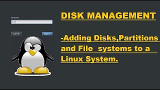 Disk Partitioning in Linux  Adding Disks Partitions amp File systems  RHEL7CentOS7 [upl. by Suolkcin]