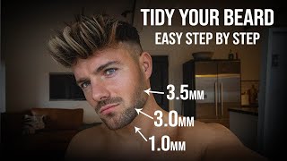 Easy amp Effective Beard Tidying Tutorial [upl. by Anaes75]