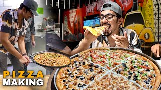 INCREDIBLE PIZZA MAKING IN PAKISTAN  Best In Lahore [upl. by Delle]