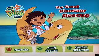 NICKELODEON GO DIEGO GO Great Dinosaur Rescue DVD Menu Walkthrough 🇦🇺 [upl. by Wehttan677]