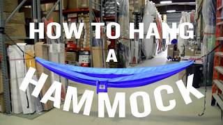 Next Adventure  How To Hang A Hammock [upl. by Aracahs]