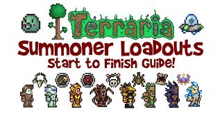 Terraria Summoner Loadout Guide Weapons amp Armor Class Build 124 amp 13 [upl. by Bailar115]