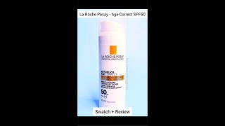 La Roche Posay  Anthelios Age Correct SPF50  Swatch  Review [upl. by Ketti]