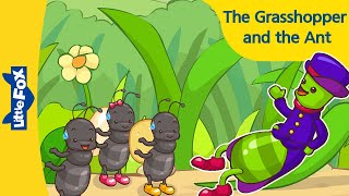 The Grasshopper and the Ant  Folktales  Stories for Kids  Bedtime Stories [upl. by Nonnaer]