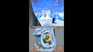 HD SM64DS TAS Frosty Slide for 8 Red Coins in 5487 Mario [upl. by Orms]