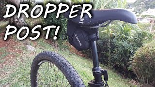 Cheap Dropper Post TransX Dropper Post Install [upl. by Benita]