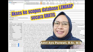 Akses dan Download Artikel terindeks Scopus sebagai referensi LENGKAP amp MUDAH [upl. by Baal]