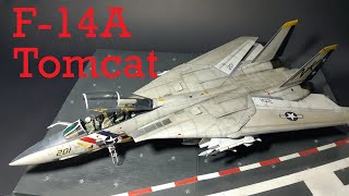 Tamiya 148 Grumman F14A Tomcat  Full Build [upl. by Kusin]