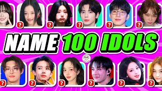 CAN YOU NAME THESE 100 KPOP IDOLS IN JUST 3 SECONDS  KPOP QUIZ  Misa Quiz [upl. by Morry]