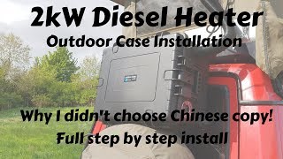 Diesel Heater In A Box Install [upl. by Lexis60]