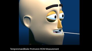 Range of Motion Temporomandibular TMJ Protrusion [upl. by Fraser577]