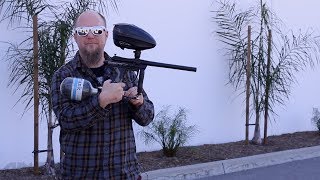 Kingman Spyder Fenix Paintball Gun  Shooting [upl. by Alul]