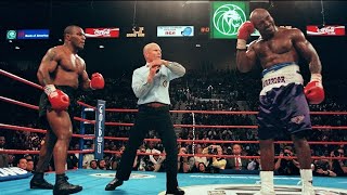 Mike Tyson vs Evander Holyfield 2 Highlights The bitefight [upl. by Eilrahs]