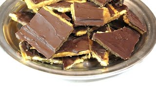 Caramel Chocolate Crack – Lynn’s Recipes [upl. by Donia]