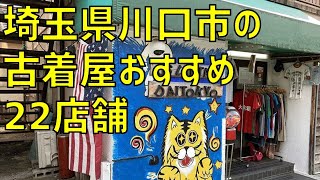 埼玉県川口市、蕨駅のおすすめ古着屋22店舗に実際に行ってみた！ [upl. by Dareg]