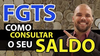 COMO CONSULTAR O SEU SALDO DO FGTS [upl. by Arrimat]