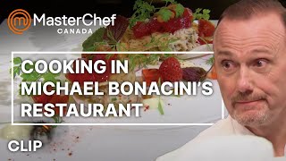 Honouring Michael Bonacinis Kitchen  MasterChef Canada  MasterChef World [upl. by Ecnerret]