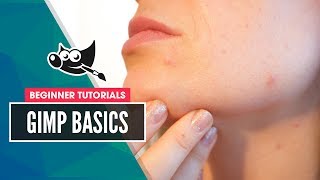 GIMP Basics Remove Skin Blemishes with The Healing Tool [upl. by Sillaw]