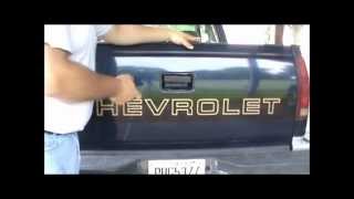 Tailgate Handle Replacement 8898 Chevy Trucks [upl. by Mary467]