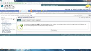 How to Add Other State Bank Accounts In Online Sbi [upl. by Saberhagen]