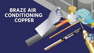 How to Braze Air Conditioning Copper [upl. by Aivato797]