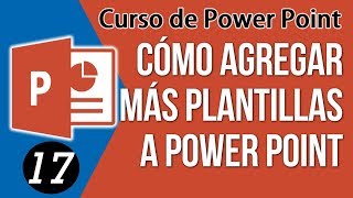 Como Agregar Mas Plantillas a PowerPoint [upl. by Jamaal972]