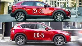 2020 Mazda CX30 vs Mazda CX5 [upl. by Gipson86]