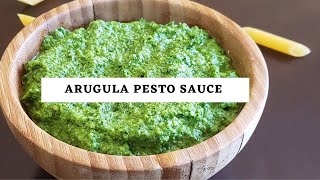 Arugula Pesto Sauce  Walnut Arugula Pesto Sauce  Arugula Pesto Pasta Recipe  Lets Cook For Us [upl. by Raycher961]