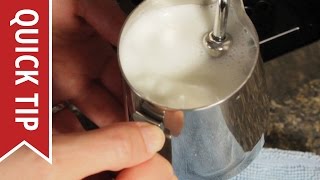 How to AutoFroth Milk for Lattes [upl. by Kato]