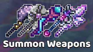 Terraria  All Summon Weapons Tier List amp Guide [upl. by Gaile]