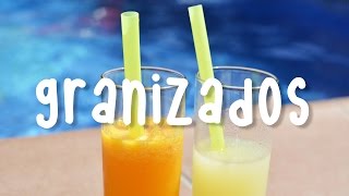 Cómo hacer GRANIZADOS CASEROS 🍊🍋 Jess Carter [upl. by Eidolem]