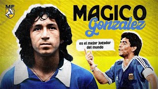 Who is Magico Gonzalez quotThe best player in the worldquot according to Maradona 🤯 [upl. by Browning]