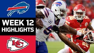 Bills vs Chiefs  NFL Week 12 Game Highlights [upl. by Nosinned633]