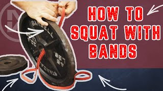 PR your Squat How to squat with bands to become stronger [upl. by Nosnar]