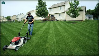 LAWN STRIPING  The KEY to AMAZING Lawn Stripes [upl. by Steffi]