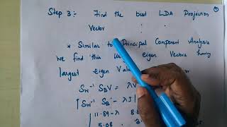 Lecture 20 Linear Discriminant Analysis  LDA with Solved Example [upl. by Hitoshi]