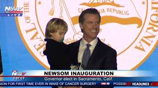 FULL INAUGURAL SPEECH California GovernorElect Gavin Newsom FNN [upl. by Shelly364]