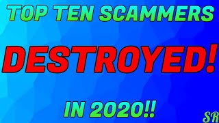 Top 10 scammers DESTROYED in 2020 [upl. by Asfah822]